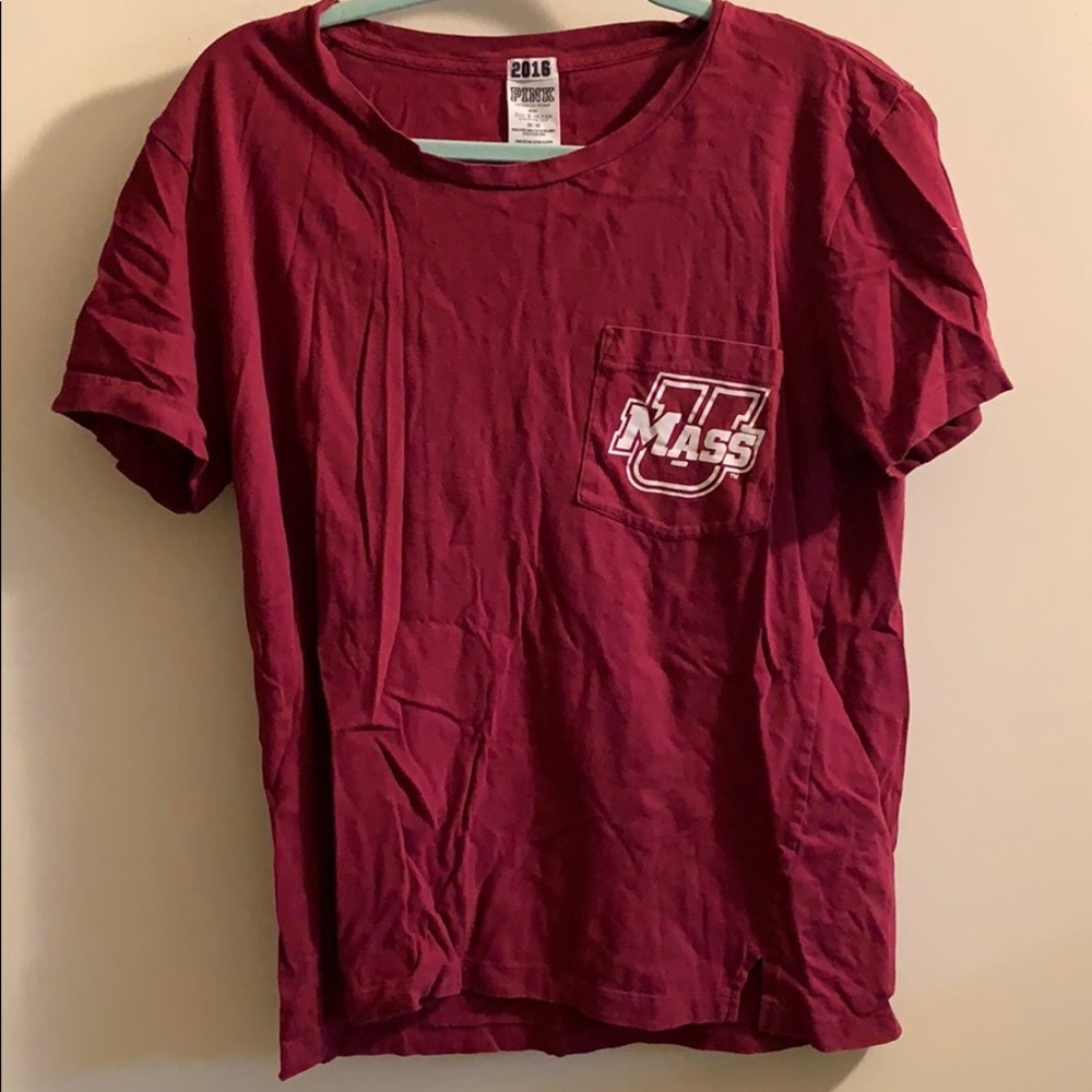 PINK Umass Minuteman Tee